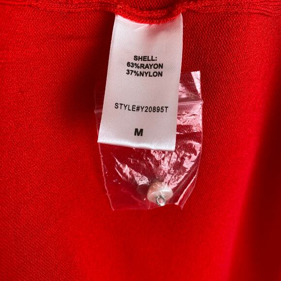 Tuckernuck Lennox Dress Size M Red Sweater Maxi Long Sleeve Pomander Place - Picture 11 of 13